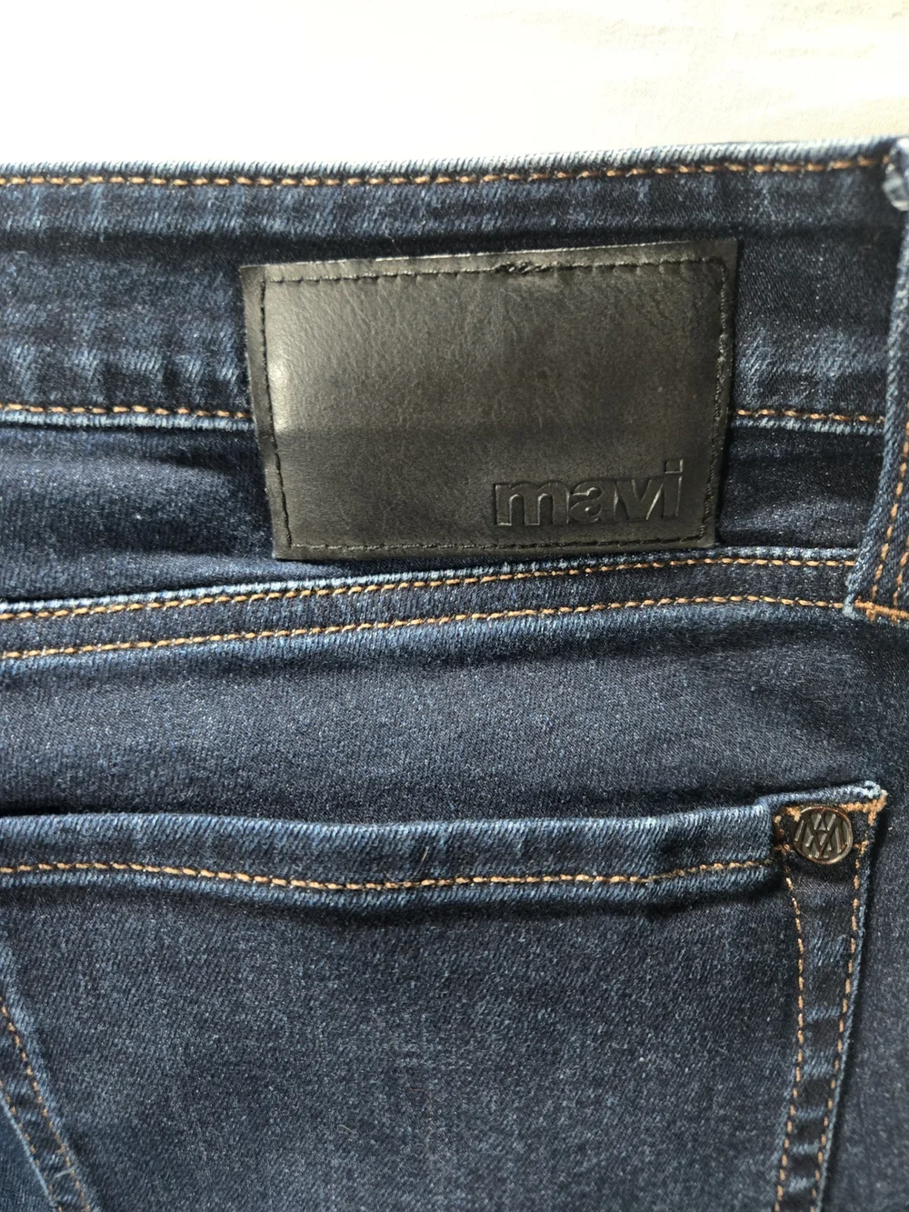 Mavi Men's Dark Blue Straight Leg Jeans
